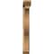 Ekena Millwork Funston Slat Smooth Bracket w/ Offset Brace, Western Red Cedar, 5 1/2"W x 30"D x 42"H BKT0604X30X42FST06SWR - alternate 4